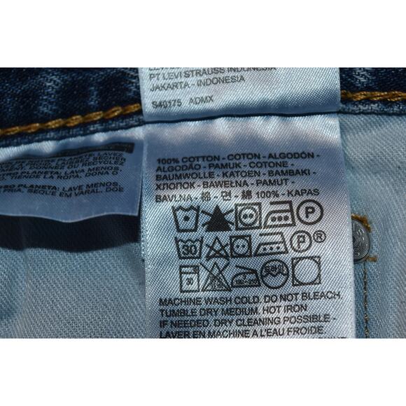 Levi's 517 Men's 34x34 Light Wash Distressed Western Denim Jeans - Picture 7 of 9